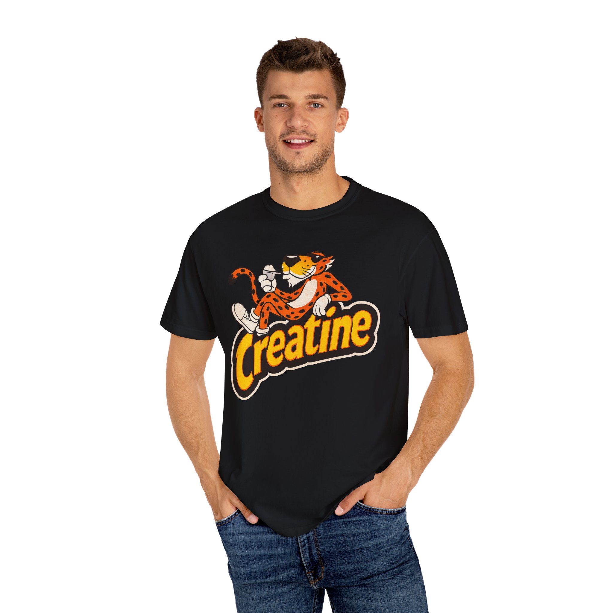 Creatine Flaming Hot Oversized Tee (Pump Cover)
