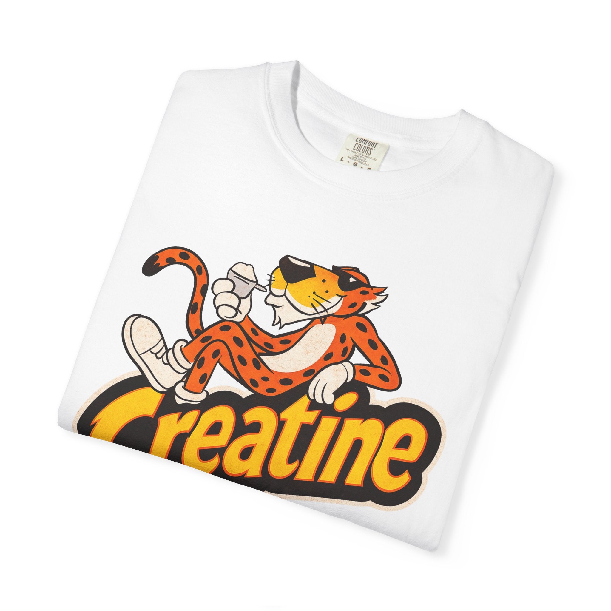 Creatine Flaming Hot Oversized Tee (Pump Cover)