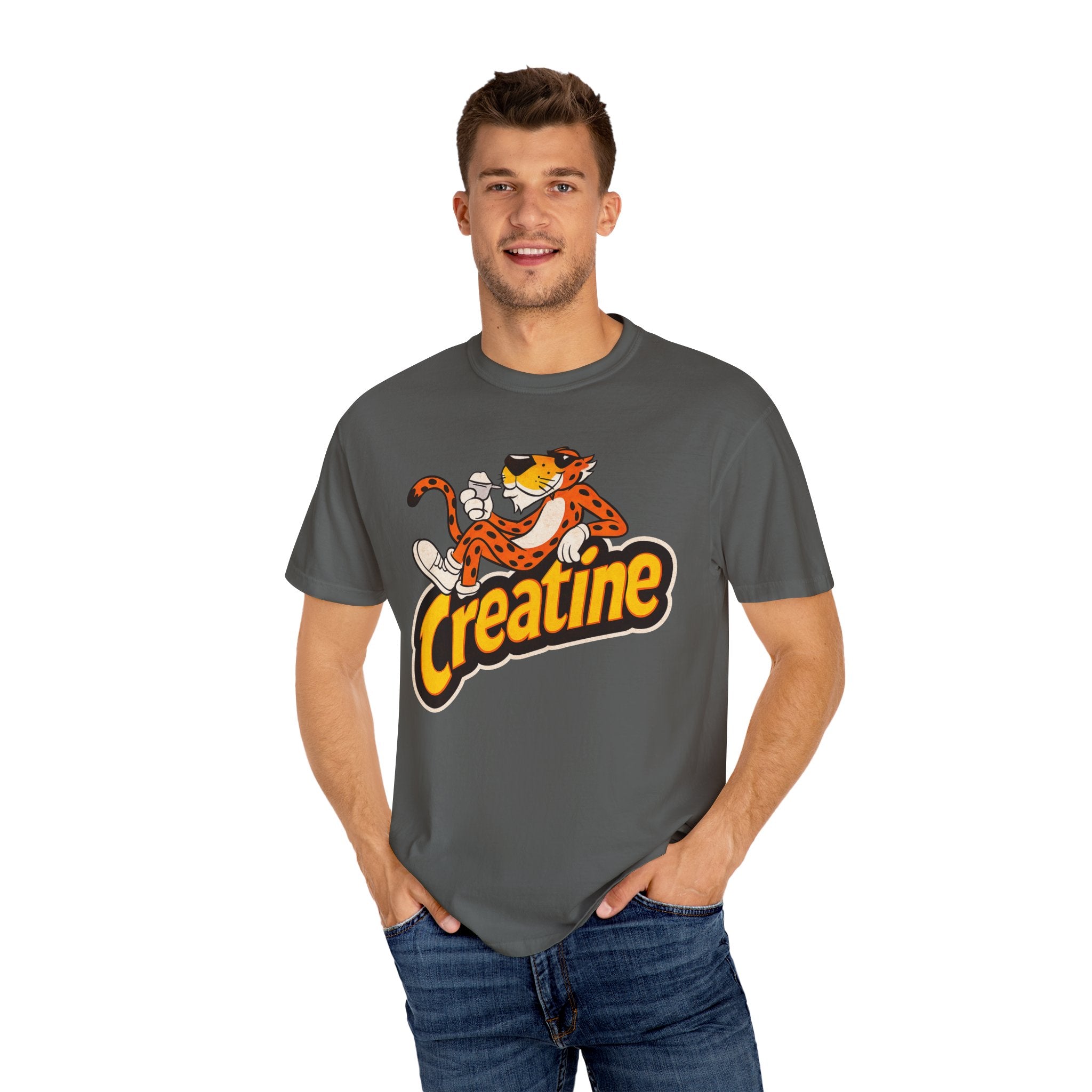 Creatine Flaming Hot Oversized Tee (Pump Cover)