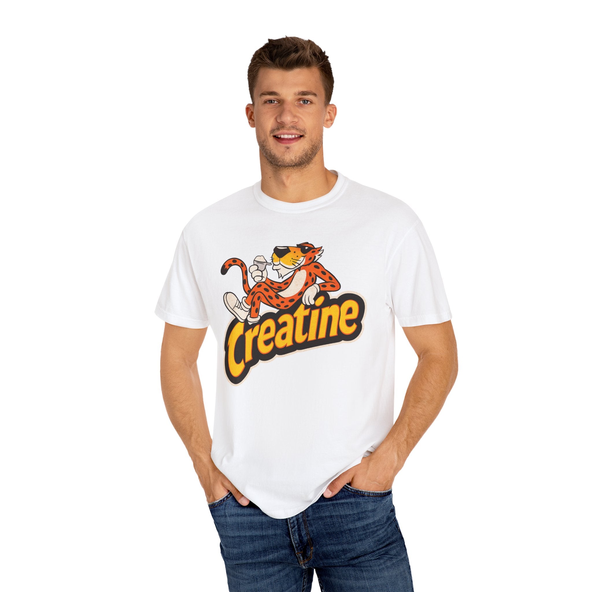 Creatine Flaming Hot Oversized Tee (Pump Cover)