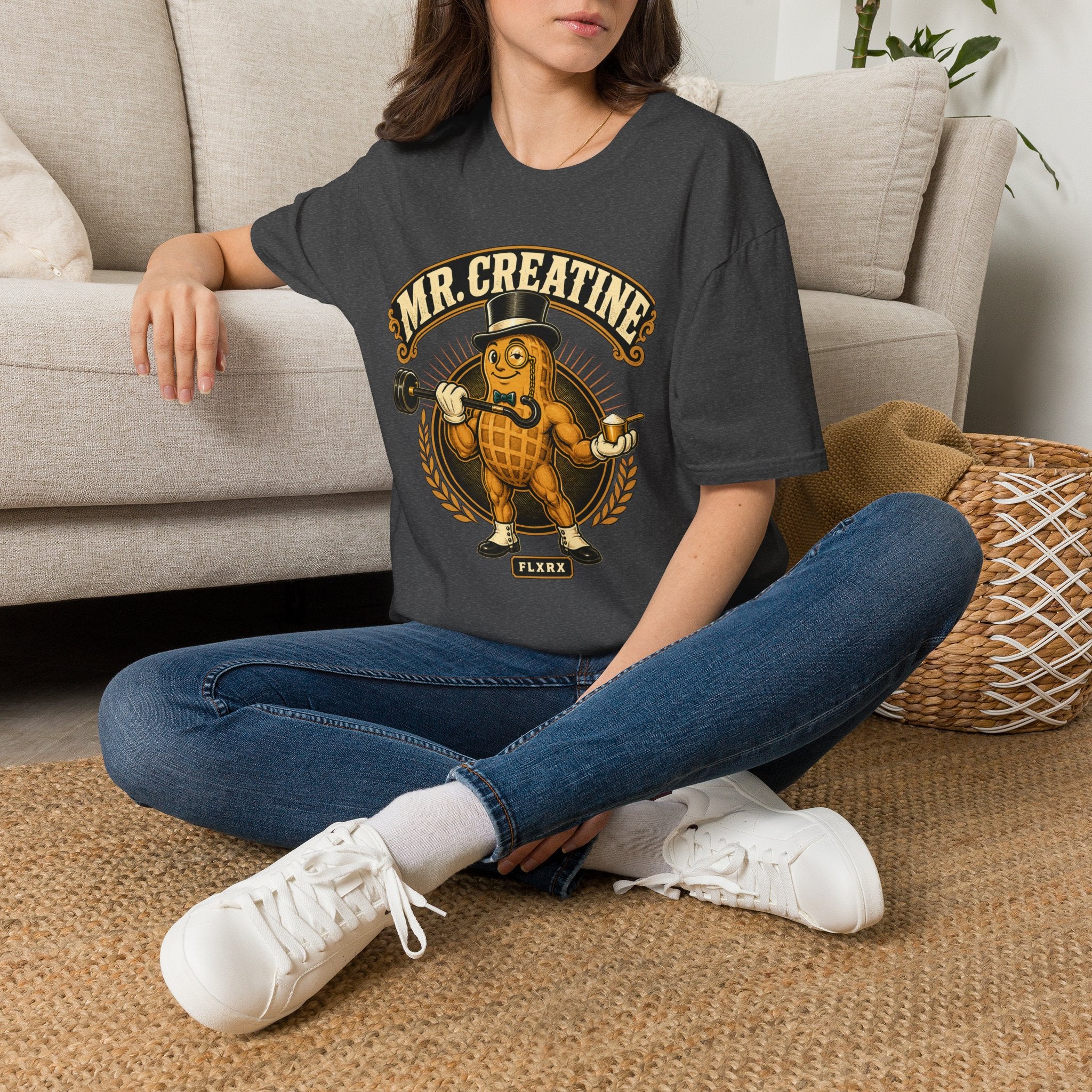 Mr. Creatine T-Shirt Vintage Gym Protein Fitness Tee