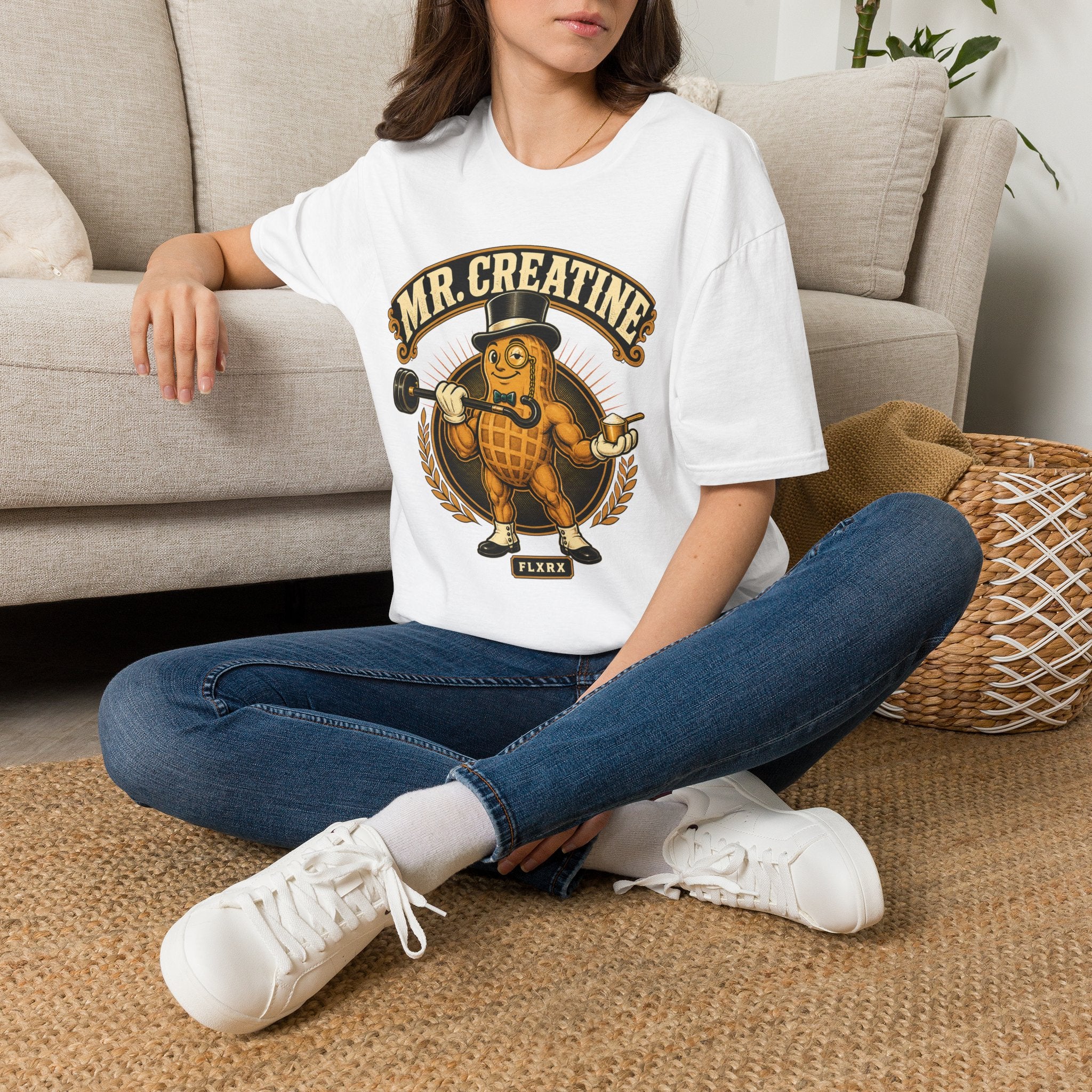Mr. Creatine T-Shirt Vintage Gym Protein Fitness Tee