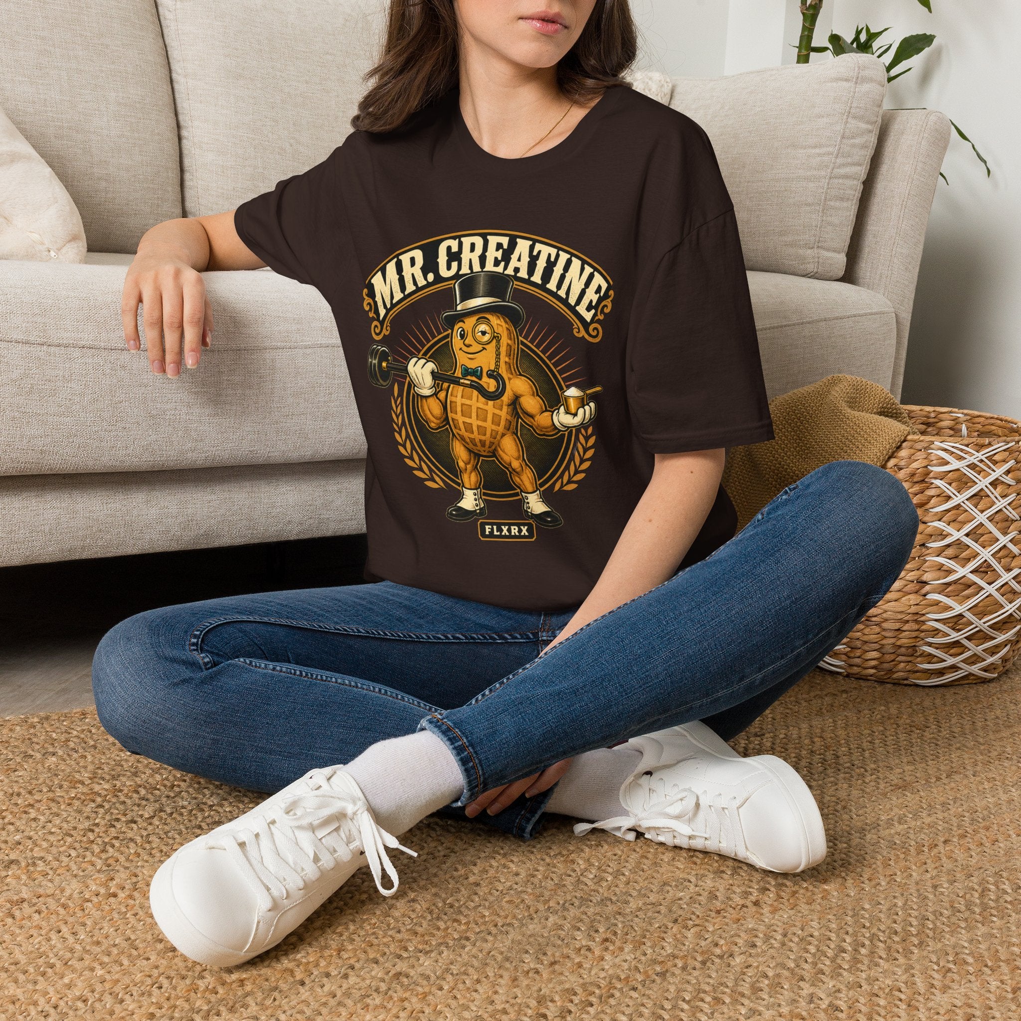 Mr. Creatine T-Shirt Vintage Gym Protein Fitness Tee